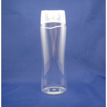 400ml plastic shampoo bottle with cap(FPET400-A)